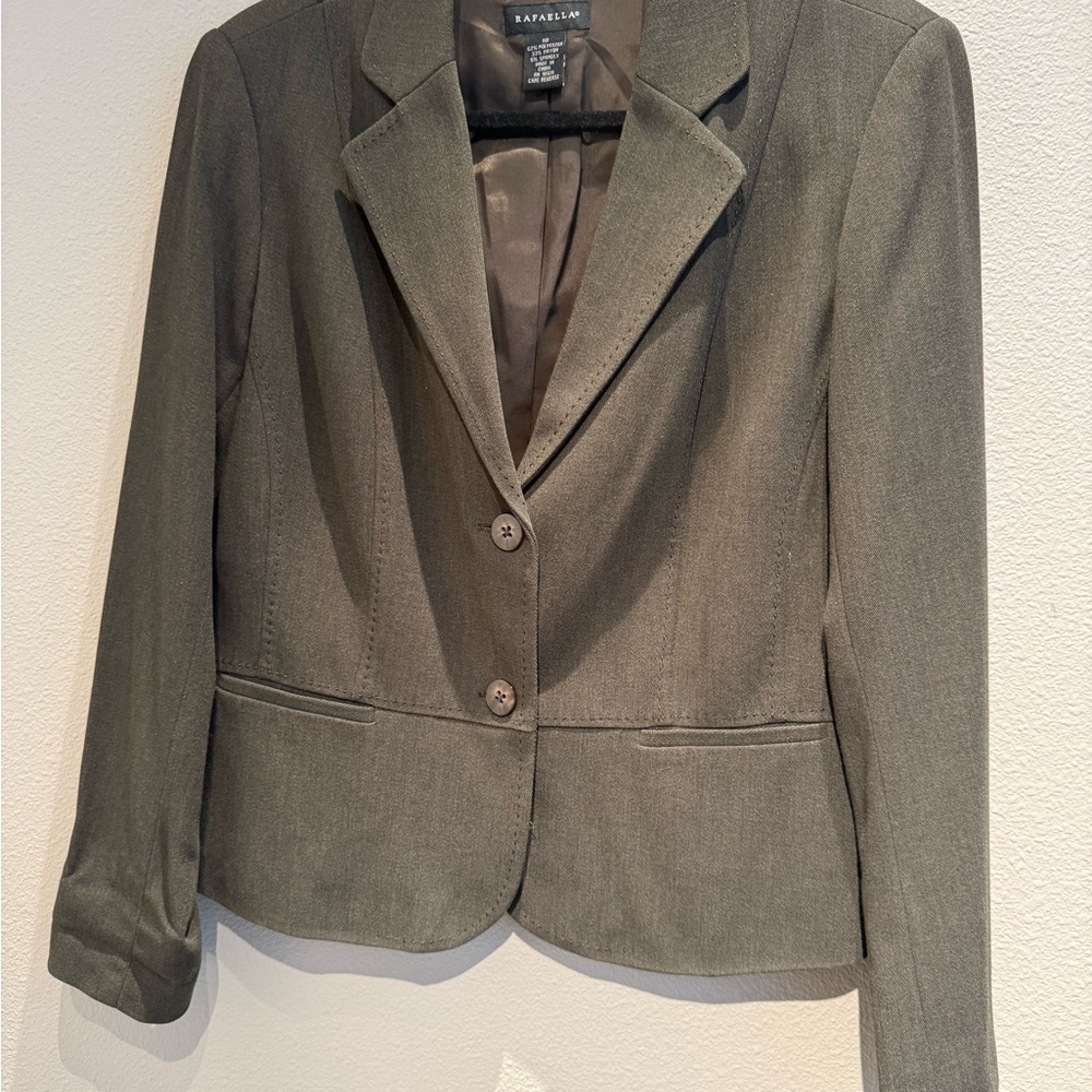 Rafaella Brown Tailored Blazer